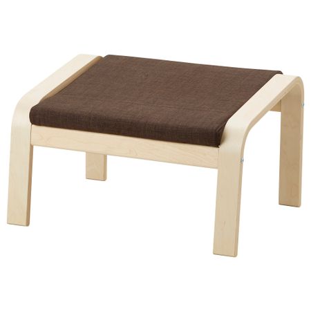 Подушка-сиденье на табурет для ног ПОЭНГ, Шифтебу коричневый