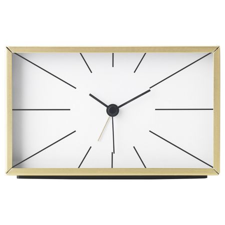 Будильник, желтая медь 7x10 см IKEA МЮГГЬЕГАРЕ 304.243.28