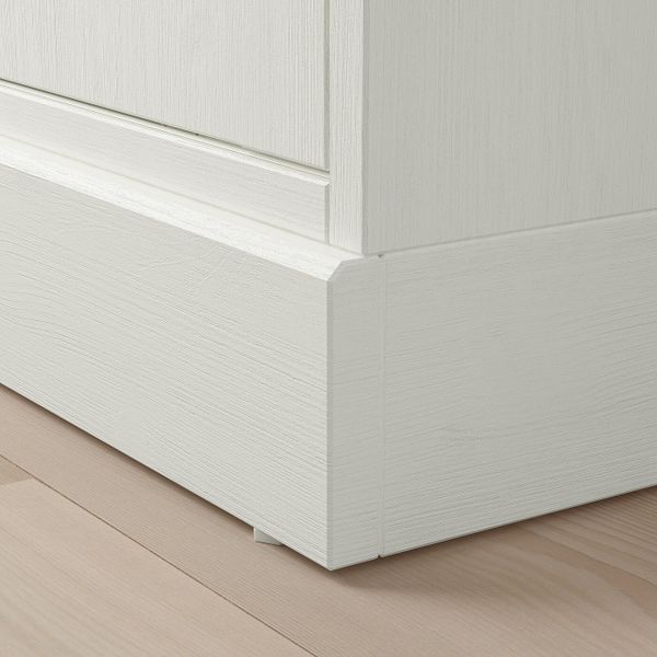 Комбинация для хранения с стеклянная двр, белый 81x47x212 см IKEA HAVSTA ХАВСТА 892.659.83 - схема-чертеж с размерами