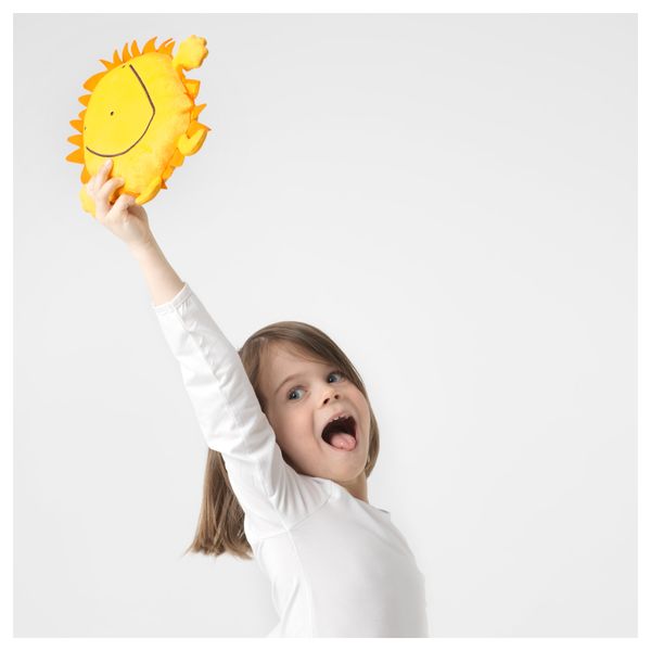 Мягкая игрушка САГОСКАТТ, солнышко, желтый - фото 2