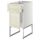 Напольный шкаф с ящиком, дверью МЕТОД / МАКСИМЕРА, белый, Будбин белый с оттенком