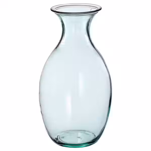 BERGKÖRSBÄR БЕРГКЁРСБЭР Ваза - стекло/зеленый 28 см - фото 1