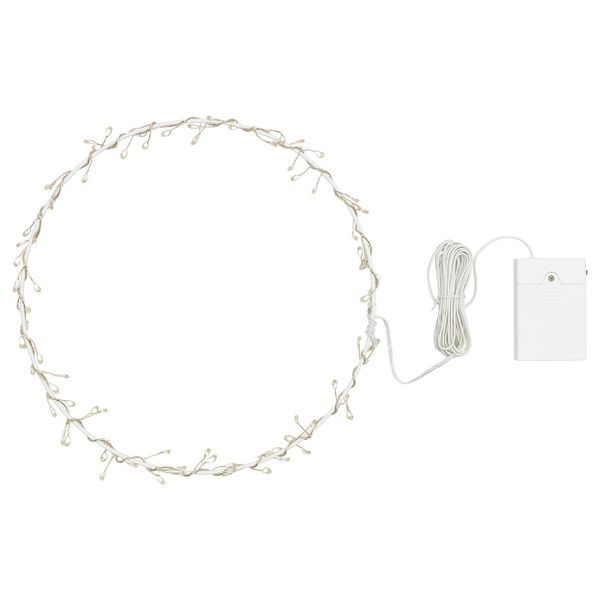 Подвесной светильник, светодиодный, с батарейным питанием, круглой формы, 27 см IKEA СТРОЛА 404.441.23 - фото 1