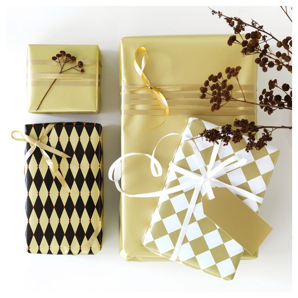 Набор для/упаковки подарков,15 предмета ВИНТЕР 2018, золотистый/серебристый, белый - фото 2