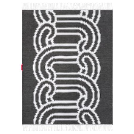 Плед, черный-белый, 130x170 см IKEA SÖTRÖNN 705.696.11