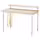 UTVISNING УТВИСНИНГ Геймерский стол с полкой - под ясень/белый 120x60 см