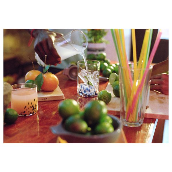 Стакан, 50 сл, прозрачное стекло/разные цвета IKEA ÖMSESIDIG 005.500.02 - фото 5