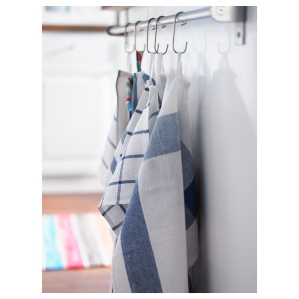 Полотенце кухонное ЭЛЛИ, белый, синий (50x65 см) - схема-чертеж с размерами