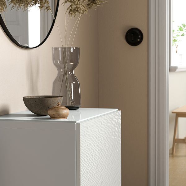 Верхняя панель, стекло белый 60x40 см IKEA BESTÅ БЕСТО 203.839.03 - фото 2