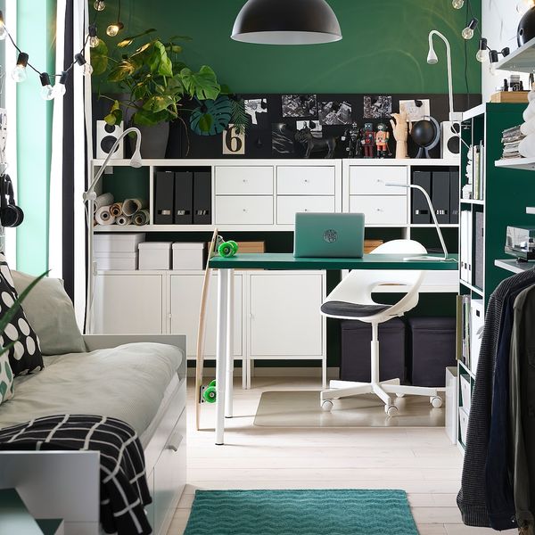 Комбинация для хранения с дверцами, белый 45x47x67 см IKEA HÄLLAN ХЭЛЛАН 492.913.14 - фото 4