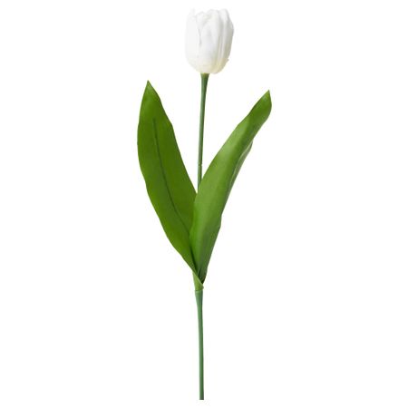 Цветок искусственный СМИККА, Тюльпан белый (40 см)