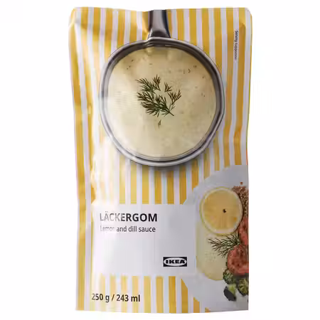 LÄCKERGOM Соус с лимоном и укропом 250 гр