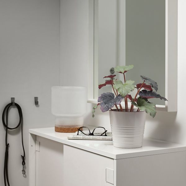 Искусственное растение в горшке, для дома, улицы Пятнистая герань 12 см IKEA FEJKA ФЕЙКА 303.953.02 - фото 3