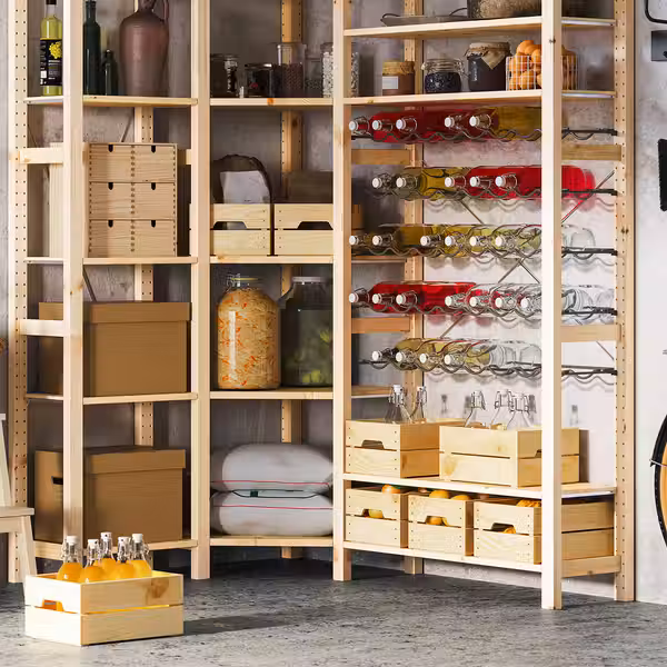 KNAGGLIG Ящик - сосна 23x31x15 см - фото 3