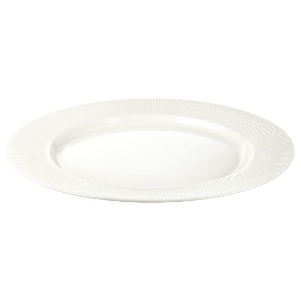 Тарелка, белый 28 см IKEA OFANTLIGT ОФАНТЛИГТ 403.624.24 - фото 1