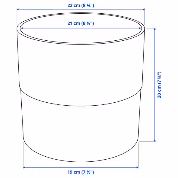 NYPON Кашпо - д/дома/улицы серый 19 см - фото 5