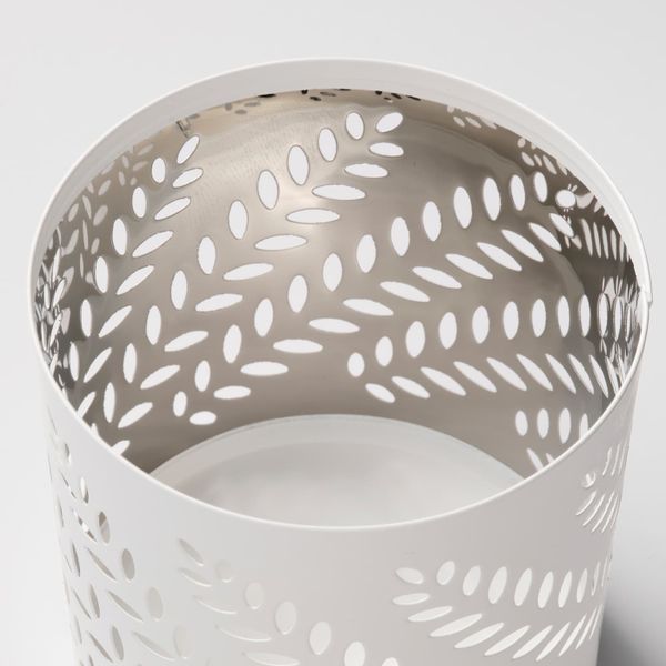 Подсвечник для греющей свечи, белый, серебристый 8 см IKEA STABBIG СТАБИГ 504.642.95 - схема-чертеж с размерами