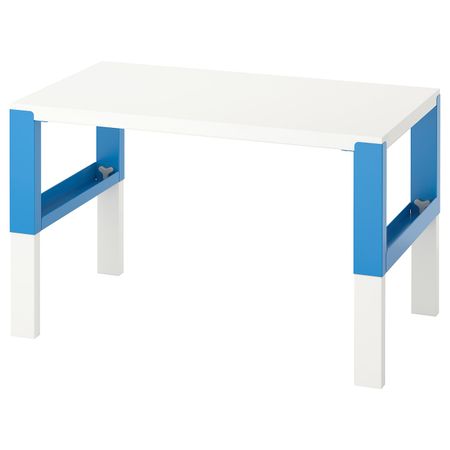 Письменный стол, белый, синий 96x58 см IKEA PÅHL ПОЛЬ 592.512.61