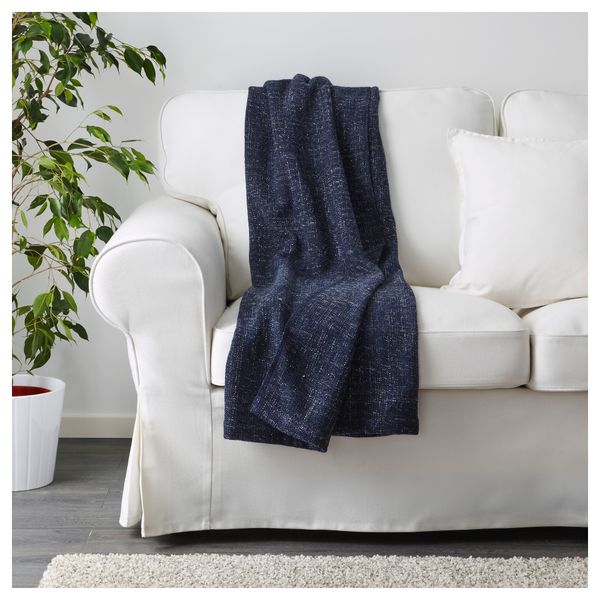 Плед ГУРЛИ, черно-синий (120x180 см) - фото 3