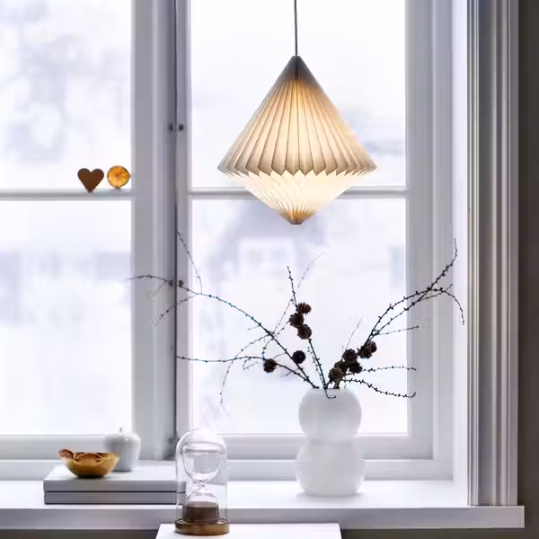 STRÅLA Абажур - в форме алмаза белый 32 см - фото 2