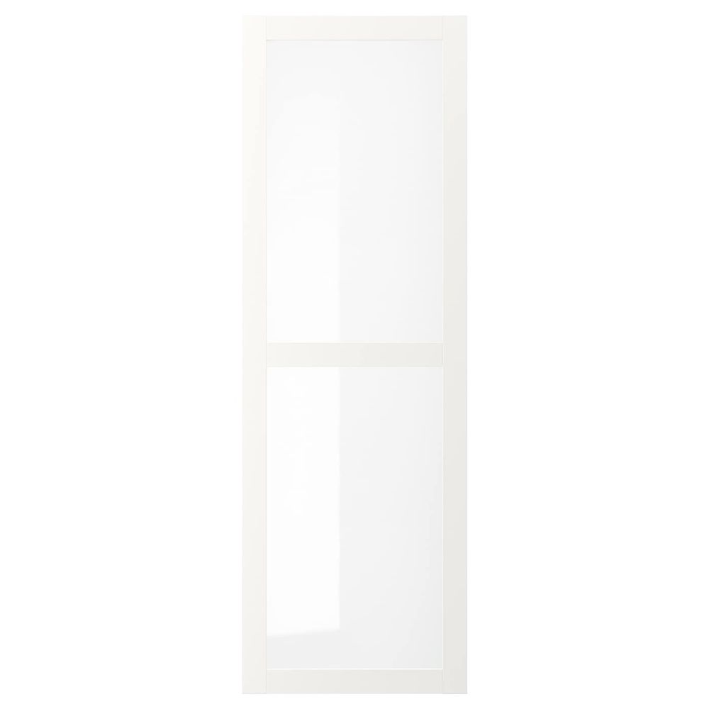 Стеклянная дверь, белый 60x180 см IKEA VÄRD ВЭРД 203.837.81 - схема-чертеж с размерами