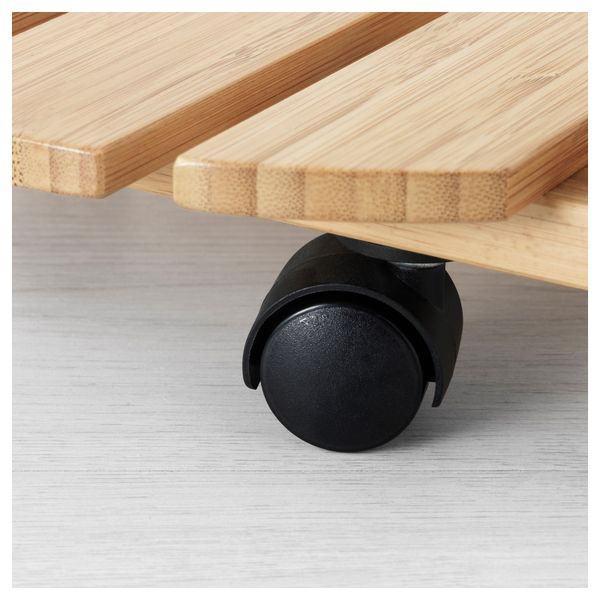 Подставка на колесах ВИЛЬДАПЕЛЬ, бамбук (30 см) - фото 2