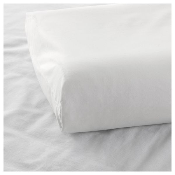 Наволочка для подушки (плотная и прочная, эффектом памяти) СЁМНИГ, белый (35x59 см) - фото 2