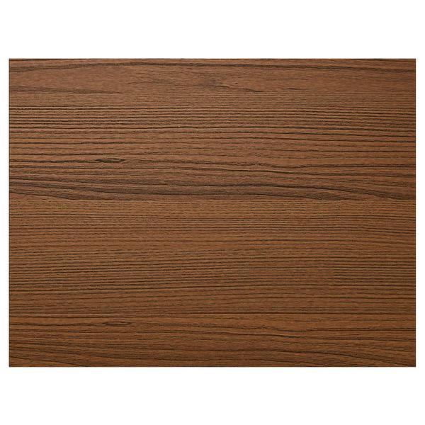 4 панели для рамы раздвижной дверцы ИЛЬСЕНГ, коричневая морилка ясеневый шпон (75x236 см) - схема-чертеж с размерами