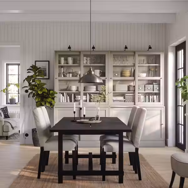 HAVSTA Комбинация с раздвижными дверьми - серо-бежевый 242x47x212 см - фото 2