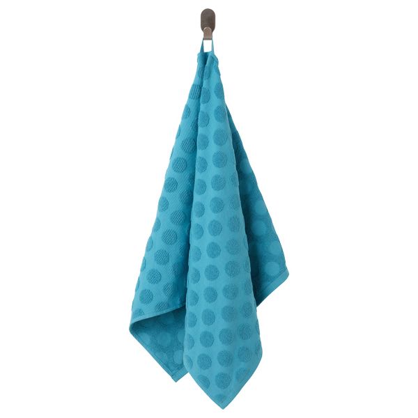 Полотенце, синий 50x100 см IKEA MÅLSELVA МОЛСЕЛЬВА 004.920.50 - фото 1