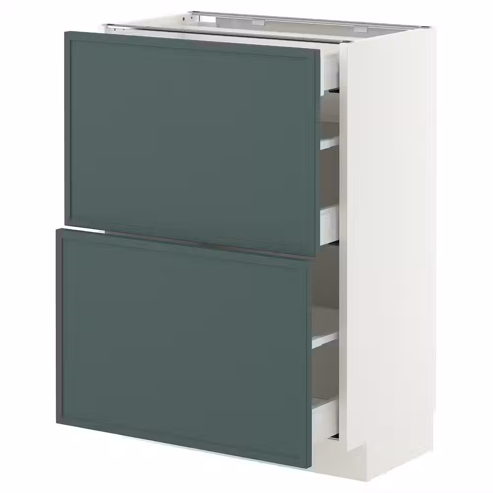 METOD / MAXIMERA Напольный шкаф/2 фасада/3 ящика - фото 1