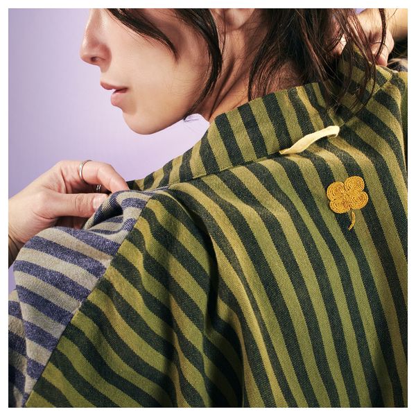 Халат купальный, в полоску разноцветный IKEA MÄVINN 305.749.64 - фото 2