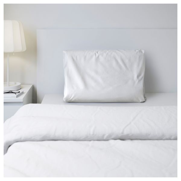 Наволочка для подушки (плотная и прочная, эффектом памяти) СЁМНИГ, белый (35x59 см) - схема-чертеж с размерами