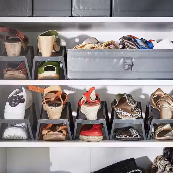 MURVEL Модуль для хранения обуви - серый 14x14x24 см - фото 4