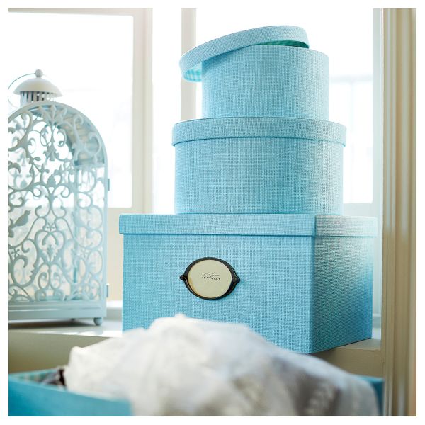 Коробка, 3 шт., синий IKEA КВАРНВИК 903.970.77 - фото 2