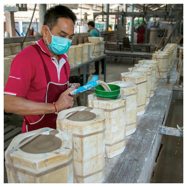 Ваза, коричневый, керамика, 19 см IKEA MÄVINN 305.878.34 - фото 7