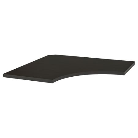 Угловая столешница, черно-коричневый 120x120 см IKEA LINNMON ЛИННМОН 003.985.90
