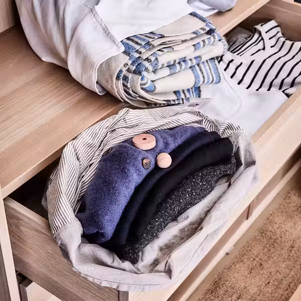 KOMPLEMENT Полка - под беленый дуб 100x35 см - фото 3