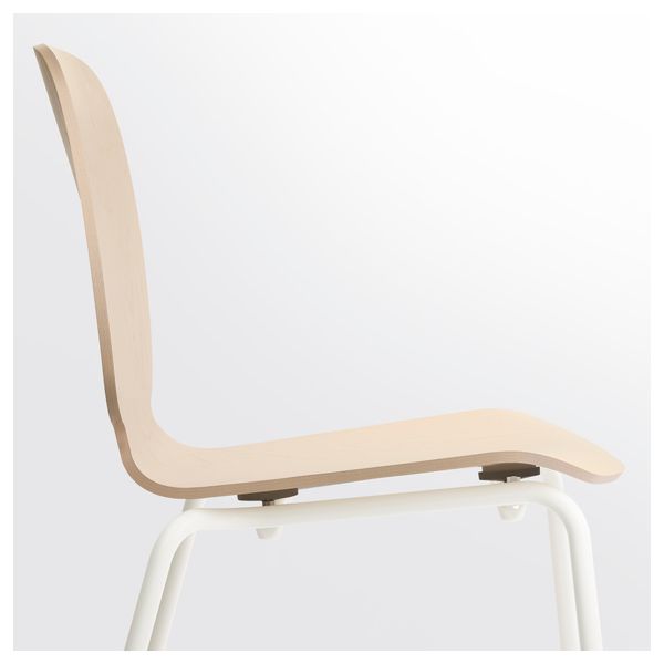 Стул СВЕН-БЕРТИЛЬ, береза, Брур-Инге белый - схема-чертеж с размерами