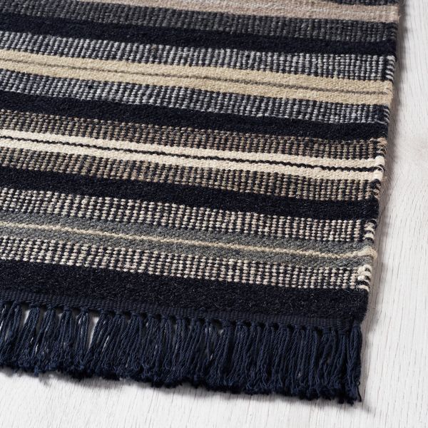 Ковер безворсовый, темно-синий 90x155 см IKEA RÅVAROR РОВАРОР 604.545.78 - фото 2