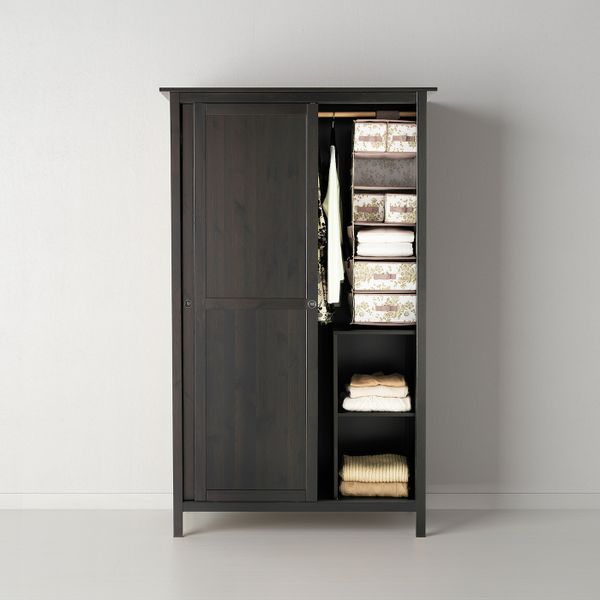 Модуль для хранения, 7 отделений, бежевый, белый цветок, 30x30x95 см IKEA ГАРНИТУР 003.805.09 - фото 4