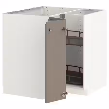 METOD Угловой напольн шкаф с вращающ секц