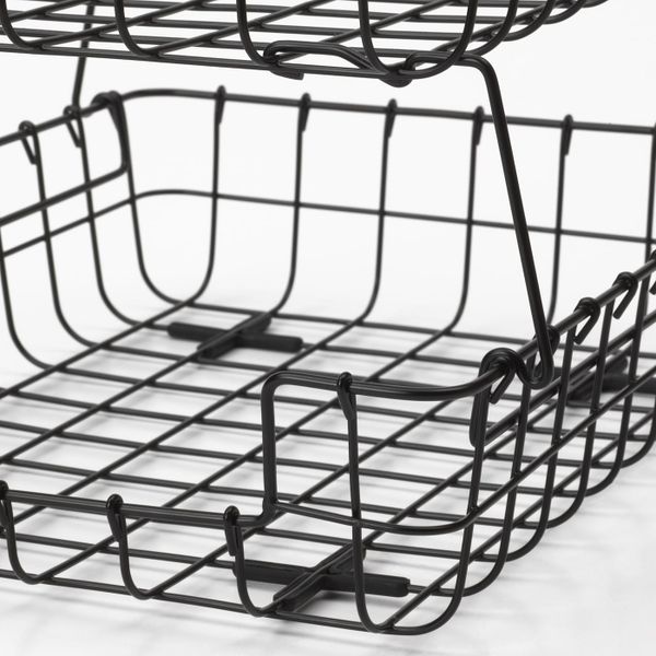 Лоток для корреспонденции, черный IKEA PLEJA ПЛЕЙА 303.643.05 - фото 2