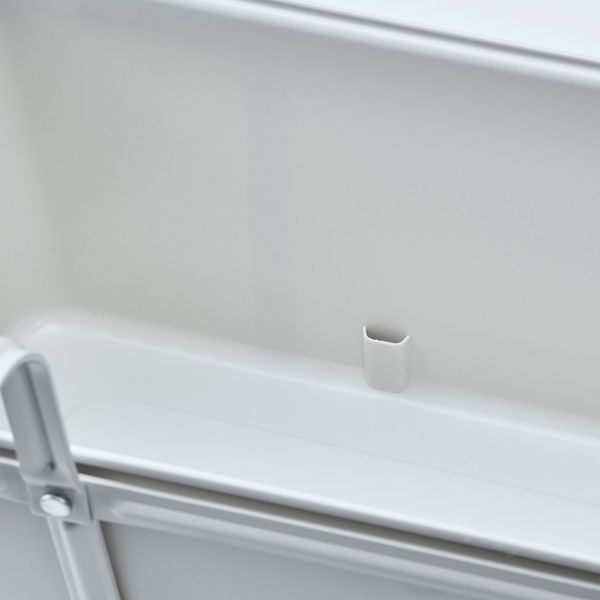 Ящик для цветов с держ, 48x18 см, для сада белый IKEA ROSENKÅL 205.355.91 - фото 4