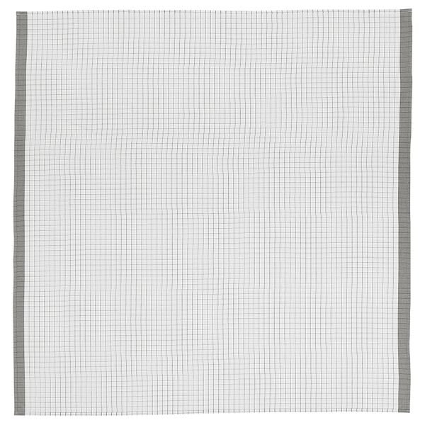 Скатерть ИКЕА/365+, белый, серый (145x145 см) - фото 4