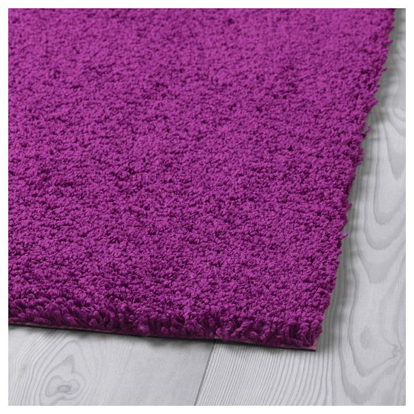 Ковер, короткий ворс СЬЕЛЬВСТЭНДИГ, сиреневый, темно-синий (148x148 см) - схема-чертеж с размерами