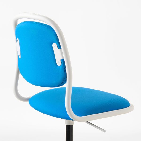 Детский стул для письменного стола, белый/Висле ярко-синий IKEA ÖRFJÄLL ОРФЬЕЛЛЬ 503.730.21 - фото 3