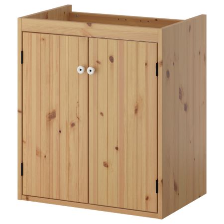 Шкаф под раковину с 2-мя дверцами СИЛВЕРОН, светло-коричневый (60x38x68 см)