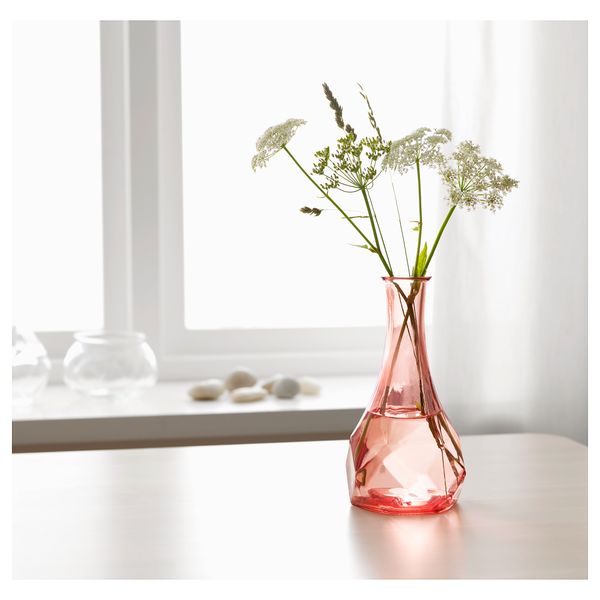Ваза ГЕНЕРЁСТ, светло-розовый (18 см) - фото 2