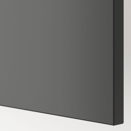Стеллаж с дверью, темно-серый, Lappviken темно-серый, 60x22x64 см IKEA BESTÅ БЕСТО 695.357.97